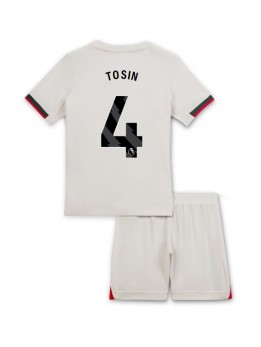 Chelsea Tosin Adarabioyo #4 Replika Borta Kläder Barn 2025-26 Kortärmad (+ byxor)
